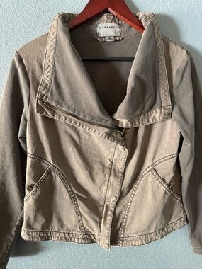 Anthropologie Marrakech Asymmetrical Zip Moto Jacket